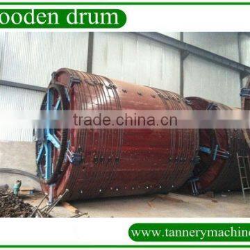 9' by 9' imported EKKI wooden drum tannery machine