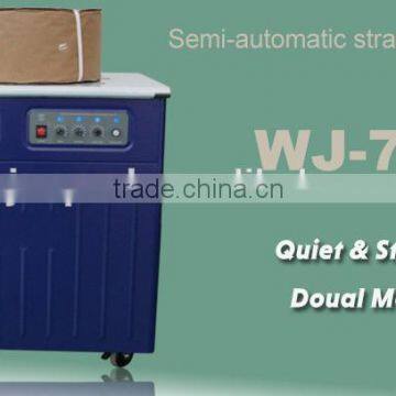 Easy Operate Semi Automatic Carton Strapping Machine With Good Quality