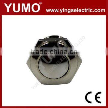 19mm metal push button ABS19S-P0 Momentary IK67 push button