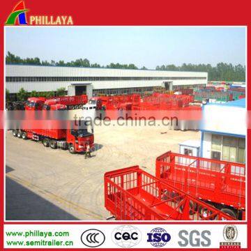 Semi Trailer Type and Steel Material 50 Tons 3 Axle Animal Transport Livestock China Gooseneck Horse Trailer photo-5