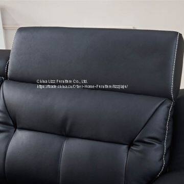 European Style Leather Sofa Set photo-3