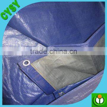 Silver Blue Polyethylene Tarpaulin Fabrics/PE Tarps/Canvas/Sheet /Roll for Covering photo-4