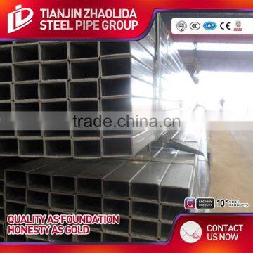ASTM A795 Hot Drawned Galvanized Steel Square Tube for Construction Frame for Furniture Use photo-4