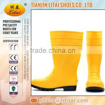 NEW 2016 CE EN ISO 20345 04 chemical resistant PVC rain boots,popular pvc rain boots