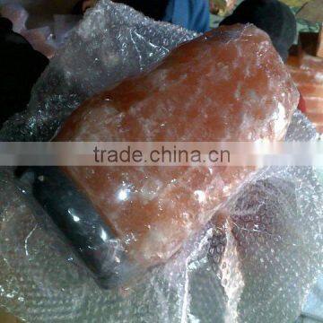 Rock Salt Natural Lamp 3-5kg / Rough Rock Salt Lamps/ Pakistan Salt Lamps photo-2