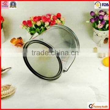 Clear Display Round Small Plastic Tin Boxes photo-6