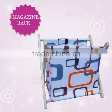 Wholesale Pine Wooden Magazine Race, Antique Wooden Newspaper Rack photo-5