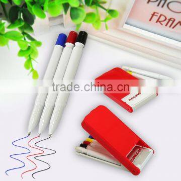 5-in-1 Ball Pen,plastic Ballpoint Pen With Pen Case for Gift photo-2