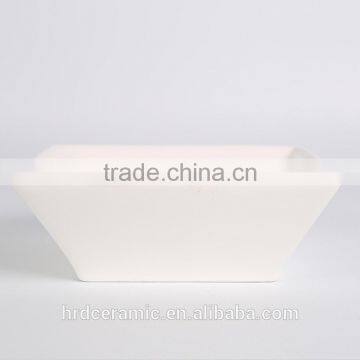 Stock Ceramics White Porcelain Soup Bowl Stock photo-6