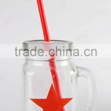 Set of 4 Cheap Hot Sale Screw Cap Star Mason Jar photo-5