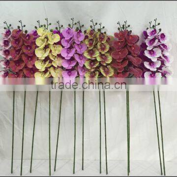 9 flower heads artificial orchid flower