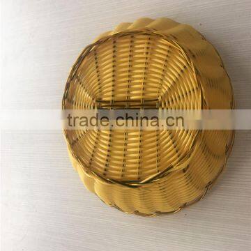 Beautiful Oval PP Plastic Rattan Basket for Fruit photo-4
