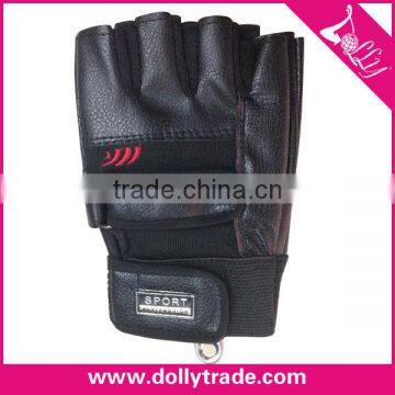 Wholesale Men Leather Fingerless Glove