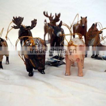 Resin Mini Animal Statue Set Home Decor photo-3