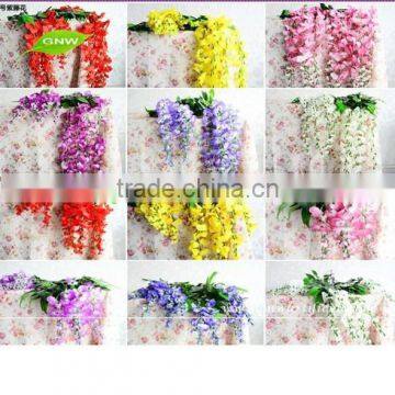 FLV07-4 GNW Artificial Flower for Wedding Wall Decoration Hanging Wisteria Flowers Arrangements photo-4