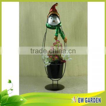 Cheap Price Unique Style Santa Claus Christmas Basket For Flower photo-4