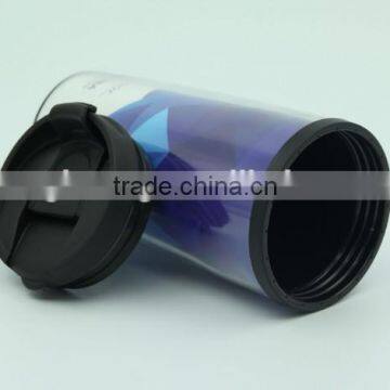 350ml Paper Inserted Double Wall Plastic Thermos Mug photo-4
