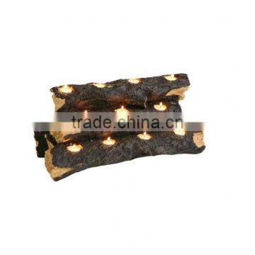 Vinatge candle holders Resin Tealight Fireplace