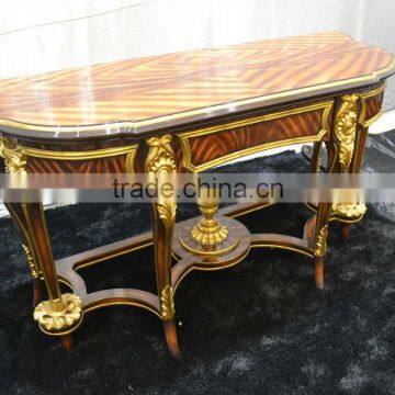 BISINI Gold Foil Carving Table Console photo-2