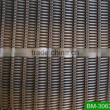 Mixed Color Round Pest Free UV-resistant Artificial Wicker Material For Sale