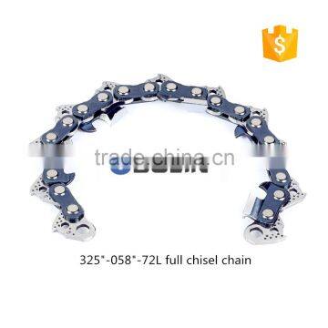 BL21lpx king chainsaw saw chain 325"-058-72DL full chisel chain fit for 5200 chainsaw