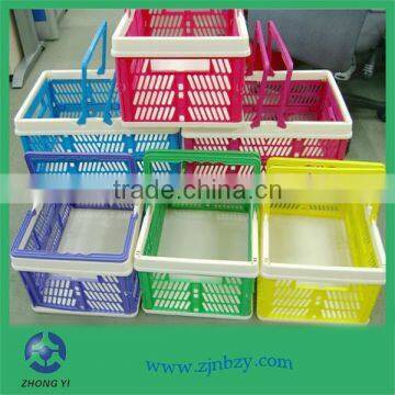 2017 hot sale divided plastic crates