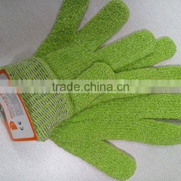 DDSAFETY Violet Nylon Polyester Shower Hloves Safety Gloves photo-3