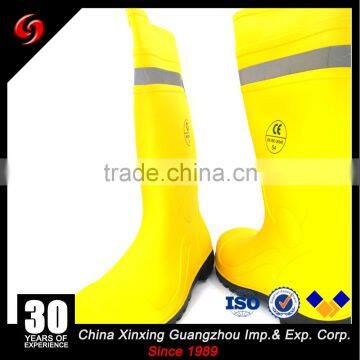 Relective Tape Rain Boots Custom Printing Logo Rain Safety Boots Wholesale photo-4