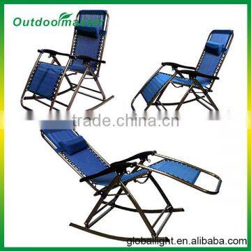 Black Rocking Zero Gravity Chair Beach Chair photo-6