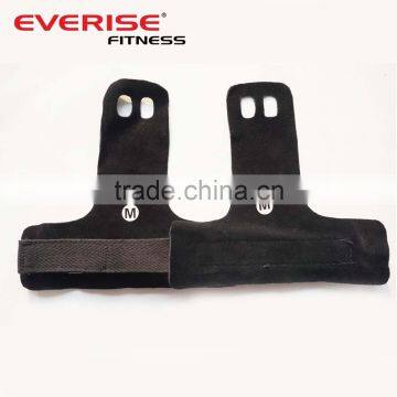 Leather Hand Pull Up Grips Workout Hand Gloves for Gym photo-3