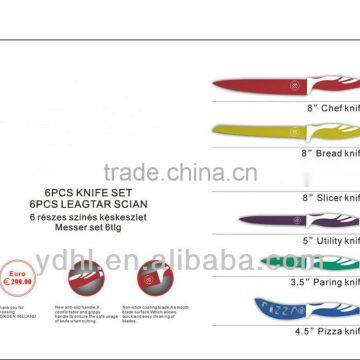 Soft Handle Colour Kitchen Knives photo-3