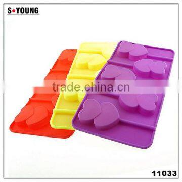 11033 Silicone Candy Lollipop Molds with Sticks