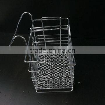 43005 Steel Wire Sink Basket Cutlery Holder Cooking Utensils Storage Kitchen Rack photo-5