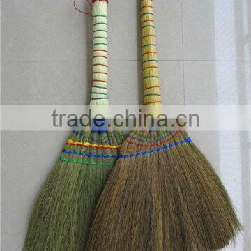 Chinese natural grass short handle broom