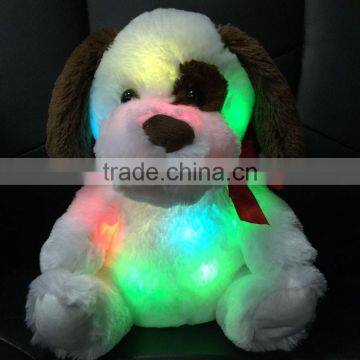 LED Night Light Up Plush Dog Toys