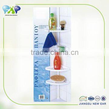 Extra large Adjustable bathroom triangle corner shelf
