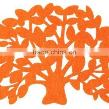 Non-woven Tree Cup Mat Felt Coasters for Home Decoration photo-2