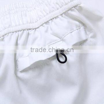 2014 Fashion White Cheap Wholesale Beach Shorts With Mesh Lining photo-3