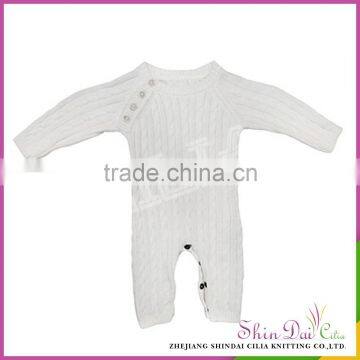 Super value wholesale white baby boy wool sweater split pants