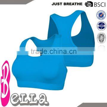 blank plain OEM logo printed sports bra for yoga