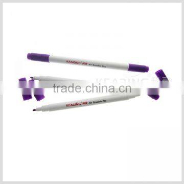 Fabric Marking Pen in 1.0mm+0.5mm Fiber Tip Violet Color 2 Years Shelf Life Time #AV1005 photo-2