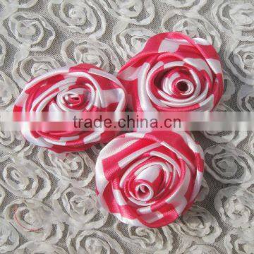 Cute hand made satin flowers for hair