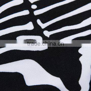 2 Pieces New Arrival KIardashian PU Leather Top Zebra Bandage Dress Brand Club Party Bodycon Dress photo-5