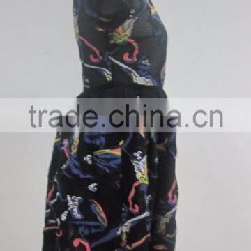 Ladies Floral Style Crochet Casual Dress photo-2