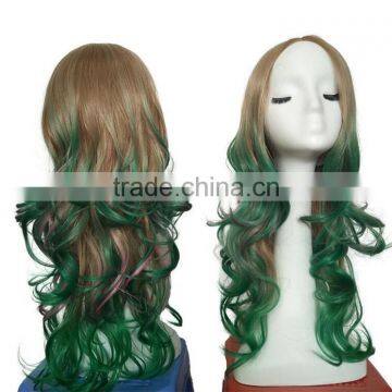 High Quality Halloween Wig Wavy Blonde Synthetic Full Lace Wigs For Sale Long Hair Sex Woman Wig photo-5