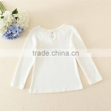 New Fashion Baby Clothes Beading Top Tops and Blouses 2015 Kids Clothes Girls Bottoming Shirts photo-4