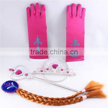 Tiaras and Crowns Set With Glove and Wig photo-2