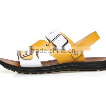Zm35382a Casual Leather Sandals Simple Large Size Shoes for Men photo-4