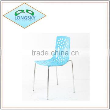New Products Home Office Cafe Restaurant Conference Furniture Metal Leg Plastic Stackable Chair photo-6