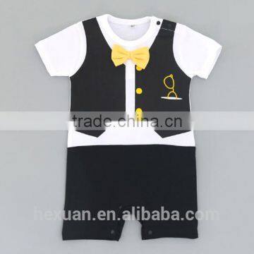 Newborn Baby Clothing Infant Toddler Boys Clothes Short Sleeve Gentle Similar photo-3